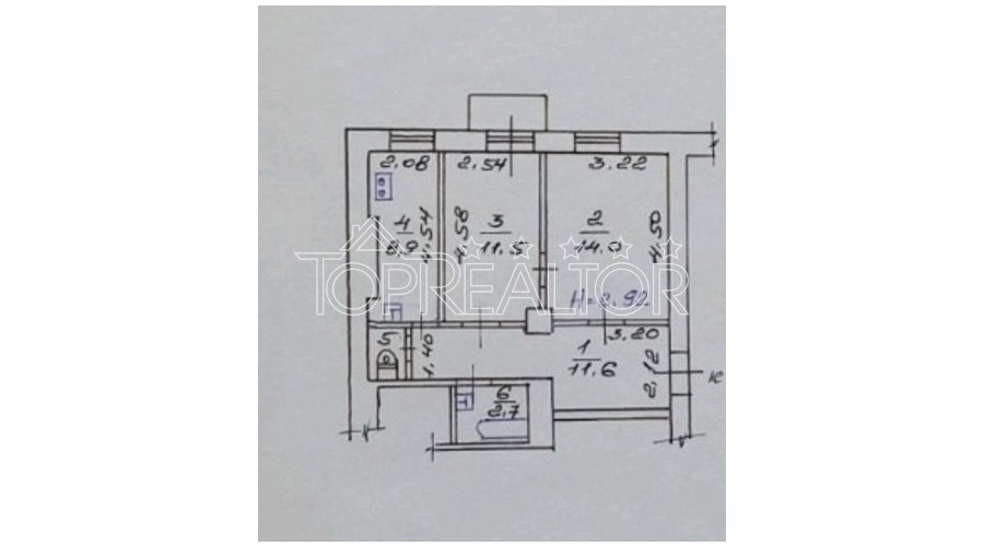 Продам 2 комнатную квартиру по улице Культуры 12 | Toprealtor