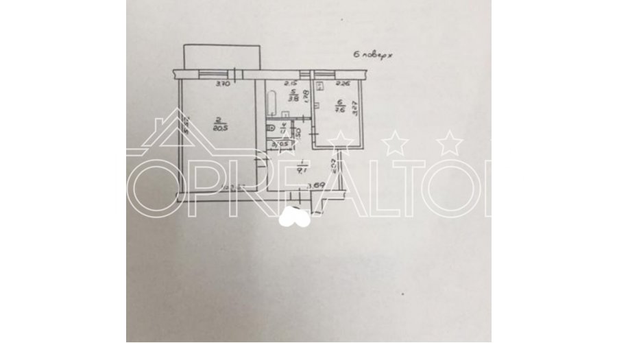 В продаже 1-комнатная квартира на улице Новгородская, 18 | Toprealtor